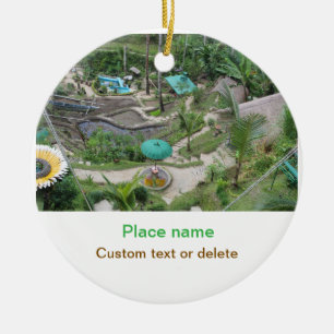 Wassermeer Strand Foto geben Namen Text Platz Somm Keramik Ornament