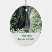 Wassermeer Strand Foto geben Namen Text Platz Somm Keramik Ornament (Rechts)