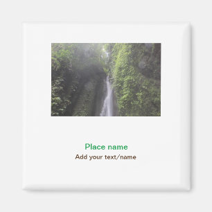 Wassermeer Strand Foto geben Namen Text Platz Somm Magnet