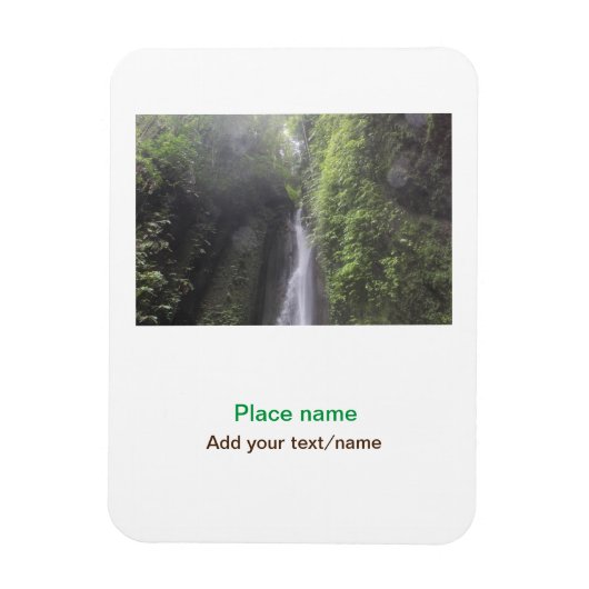 Wassermeer Strand Foto geben Namen Text Platz Somm Magnet (Vertikal)