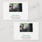 Wassermeer Strand Foto geben Namen Text Platz Somm Mitteilungskarte (Vorne/Hinten)