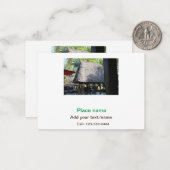 Wassermeer Strand Foto geben Namen Text Platz Somm Mitteilungskarte (Vorderseite/Rückseite Beispiel)