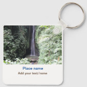 Wassermeer Strand Foto geben Namen Text Platz Somm Schlüsselanhänger (Rückseite)
