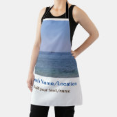 Wassermeer Strand Foto geben Namen Text Platz Somm Schürze (InSitu)