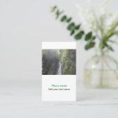 Wassermeer Strand Foto geben Namen Text Platz Somm Visitenkarte (Stehend Vorderseite)