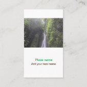 Wassermeer Strand Foto geben Namen Text Platz Somm Visitenkarte (Rückseite)