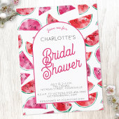 Wassermelon Bridal Dusche Einladung Postkarte
