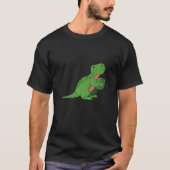 Wassermelon Dinosaur Ein in einem Melon T-Shirt (Vorderseite)