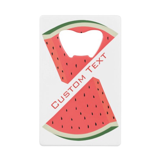 Wassermelon Flaschenöffner mit benutzerdefiniertem (Vorderseite)