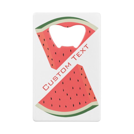 Wassermelon Flaschenöffner mit benutzerdefiniertem (Rückseite)