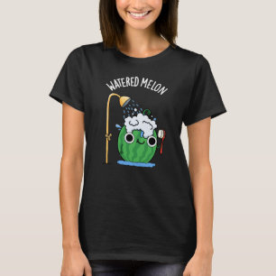Wassermelon Funny Watermelon Pun Dark BG T-Shirt