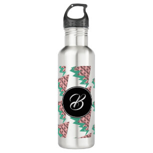 Wassermelon Geometric Gemustert Tropical Summer Edelstahlflasche