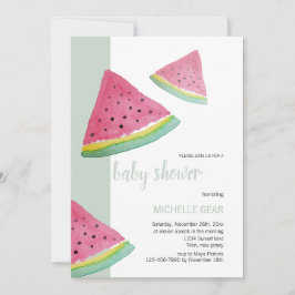 Wassermelon Illustration Einladung