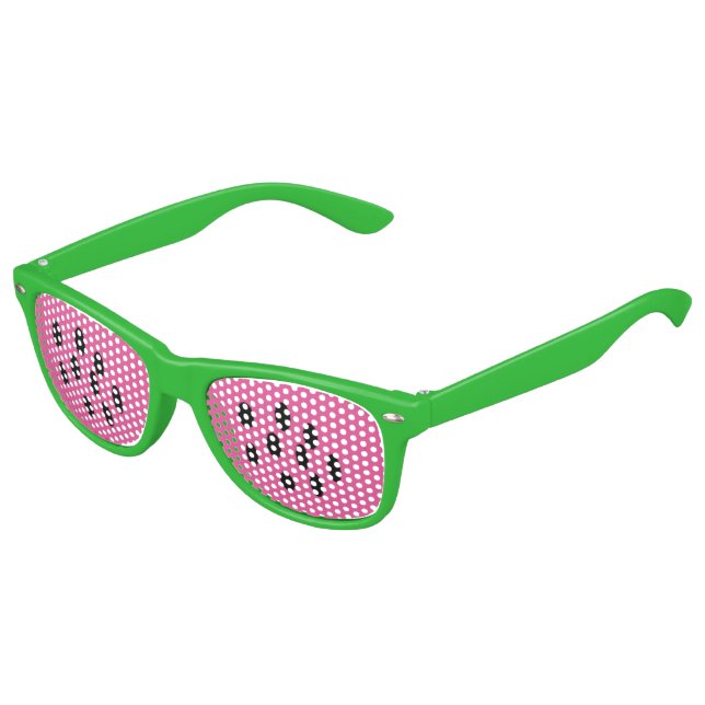 Wassermelon Kinder Sonnenbrille (Schrägansicht)