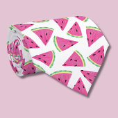 Wassermelon-Muster in Rosa Krawatte