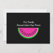 Wassermelon/Picnic Einladung (Rückseite)