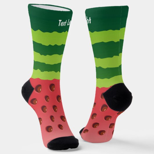 Wassermelon Slice Background Socken (Gewinkelt)