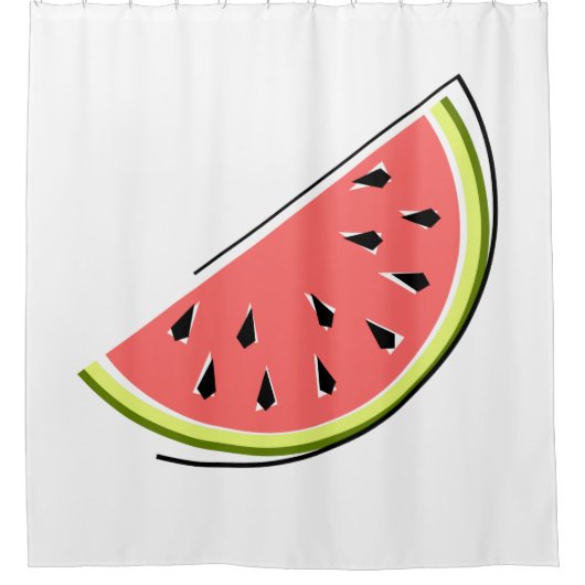 Wassermelon Slice Duschvorhang (Vorderseite)