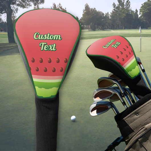 Wassermelon Slice Hintergrund Golf Headcover