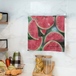 Wassermelon Slice Muster Custom Küchentücher