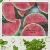 Wassermelon Slice Muster Custom Küchentücher (Gefaltet)