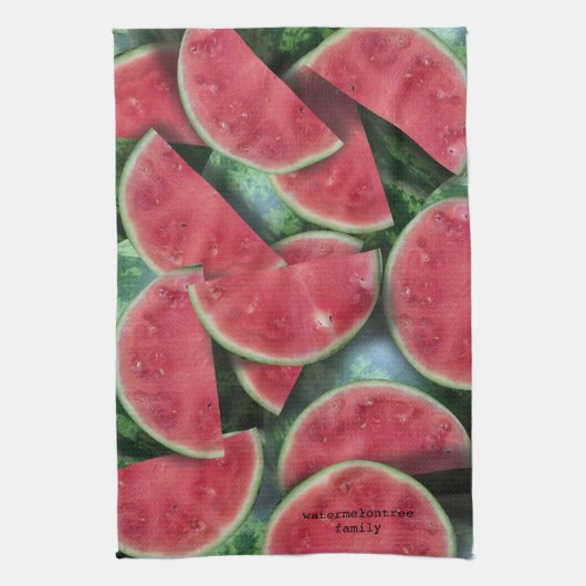Wassermelon Slice Muster Custom Küchentücher (Vertikal)
