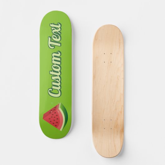 Wassermelon Slice Skateboard (Vorderseite)