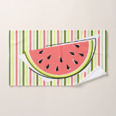 Wassermelon Slice Streifen dünn Badhandtuch Set (Handtuch)