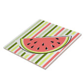 Wassermelon Slice Streifen dünn Fliese (Seite)