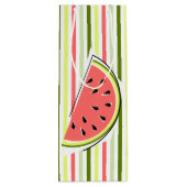 Wassermelon Slice Streifen dünn Geschenktüte Für Weinflaschen (Rückseite)