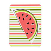 Wassermelon Slice Streifen dünn Magnet (Vertikal)
