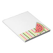 Wassermelon Slice Streifen dünn Notizblock (angewinkelt)