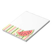 Wassermelon Slice Streifen dünn Notizblock (Rotiert)