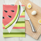 Wassermelon Slice Strickhandtuch Handtuch (Viertel Falte)