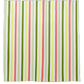 Wassermelon Stripe Thin Duschvorhang (Vorderseite)