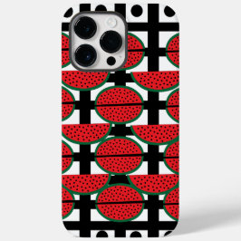 Wassermelon Summer Fruit Geometric Muster Case-Mate iPhone 14 Pro Max Hülle