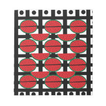 Wassermelon Summer Fruit Geometric Muster