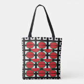 Wassermelon Summer Fruit Geometric Muster Tasche (Rückseite)