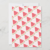 Wassermelon Sweet Girl Fruit Save the Date (Rückseite)