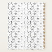 Wassermelon Thema Zurück zu Schule Kinder Namensge Planer (Rückseite)