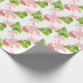 Wassermelon Theme Babydusche Geschenkpapier (Ecke)