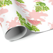 Wassermelon Theme Babydusche Geschenkpapier (Rolleneckpunkt)