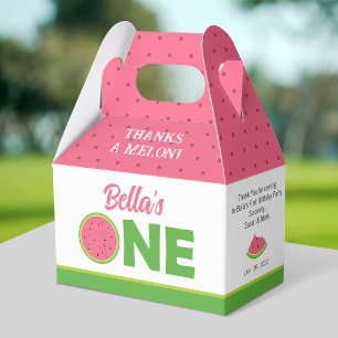 Wassermelone 1. Geburtstagsfeier Giebelbox für Mäd Geschenkschachtel