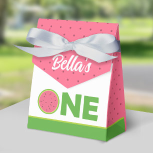 Wassermelone 1. Geburtstagsfeier Giebelbox für Mäd Geschenkschachtel