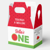 Wassermelone 1st Birthday Party Gable Box für Mädc Geschenkschachtel (Geöffnet)