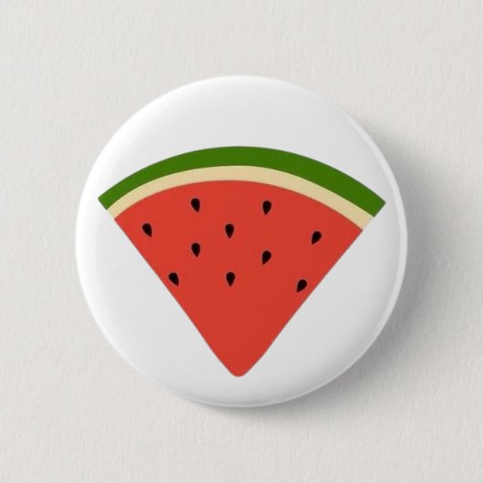 Wassermelone Abzeichen Button (Vorderseite)