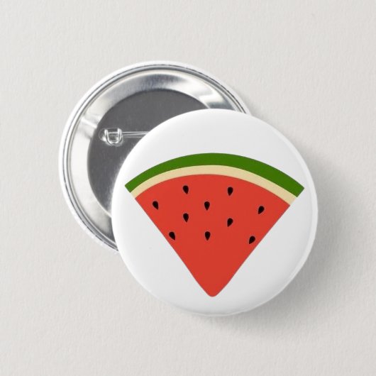 Wassermelone Abzeichen Button (Vorne & Hinten)