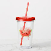 Wassermelone Acryltrinkbecher (Rückseite)