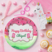 Wassermelone-alles- Gute zum Pappteller (Party)