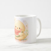 Wassermelone Alma Küken Kaffeetasse (VorderseiteRechts)